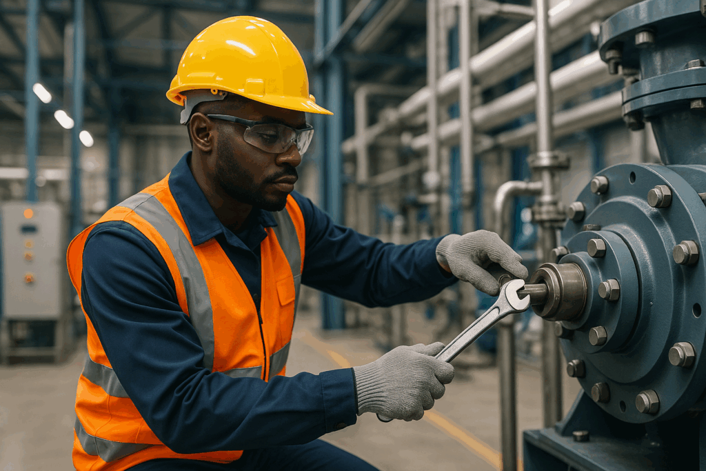 factory machine repair, boiler installation Kenya